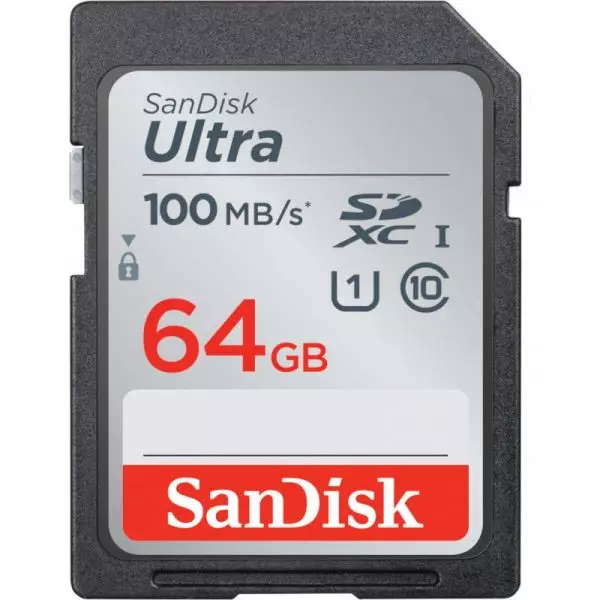 Karta pamięci SanDisk Ultra SDXC 64 GB UHS-I U (100 MB/s)